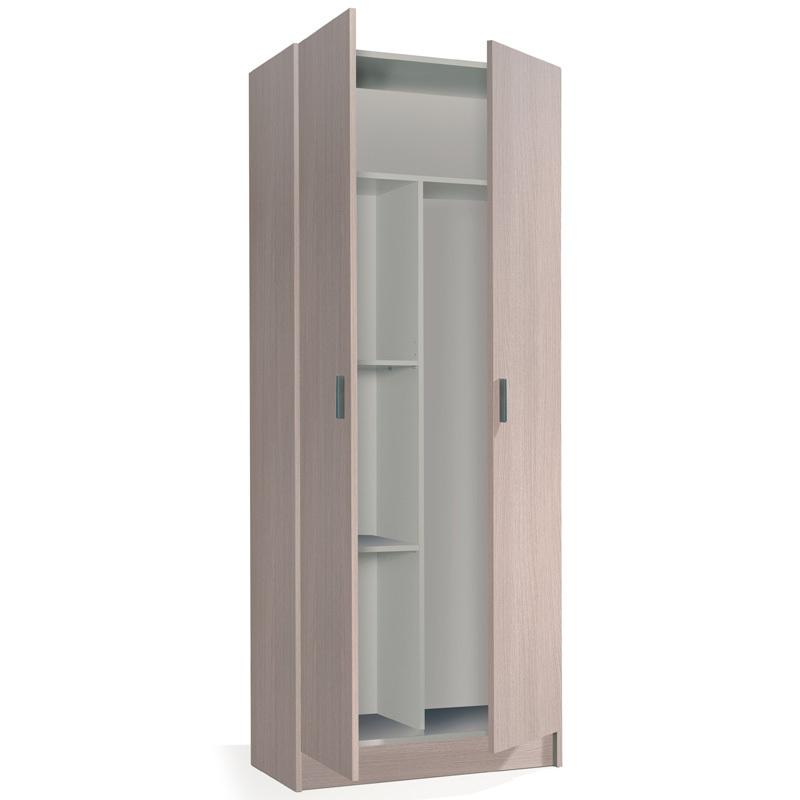 Armario Use Multiusos Roble 2 Puertas Escobero 
