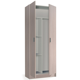Armario Use Multiusos Roble 2 Puertas Escobero 