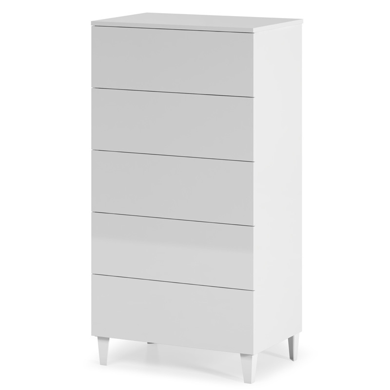 Sinfonier Diva 5 Cajones Blanco Brillo 