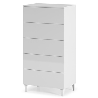 Sinfonier Diva 5 Cajones Blanco Brillo 
