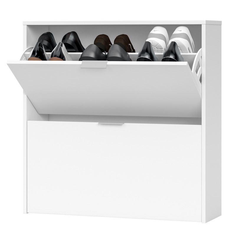 Zapatero Maelys Blanco 2 Puertas Abatibles 