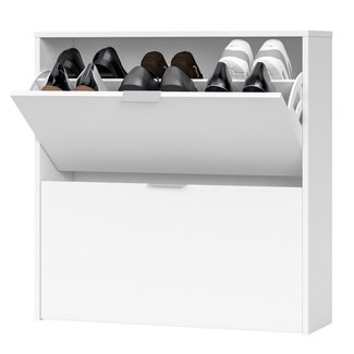 Zapatero Maelys Blanco 2 Puertas Abatibles 