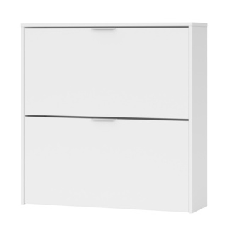 Zapatero Maelys Blanco 2 Puertas Abatibles 