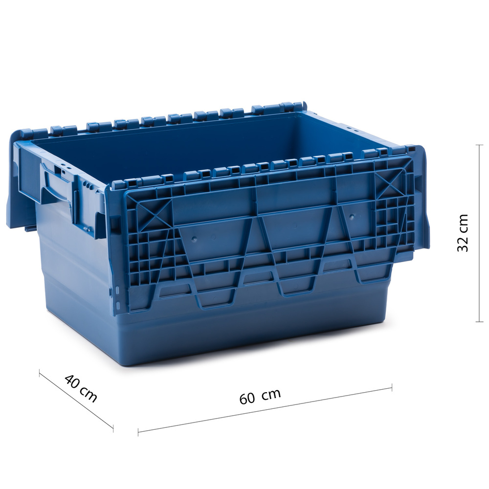 Caja de Plástico Integra Azul 40 x 60 x 32 cm Ref.SPKM 320