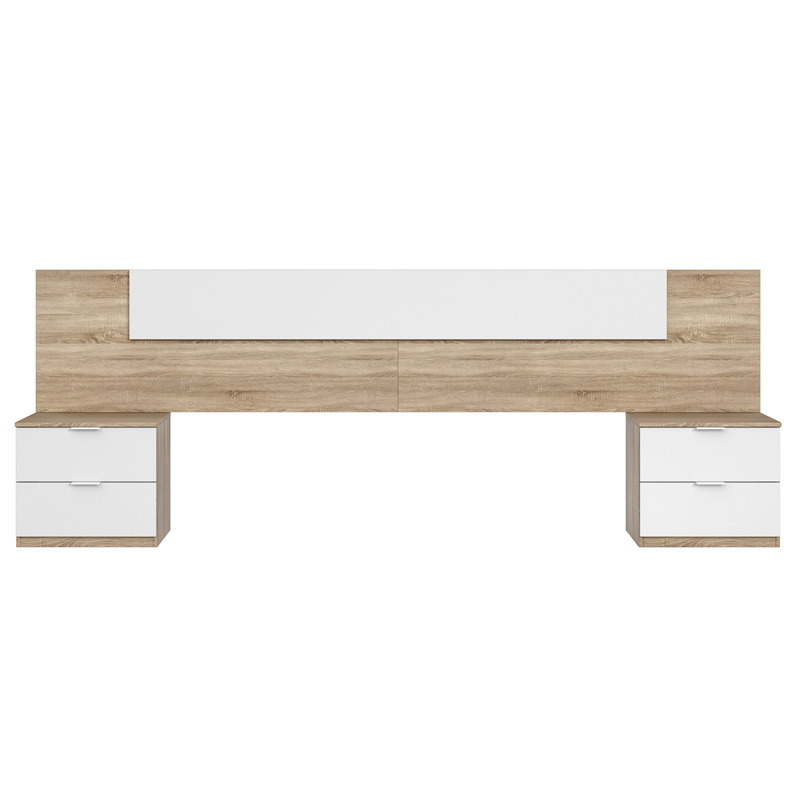 Cabezal Cama Noon Plus con 2 Mesitas 