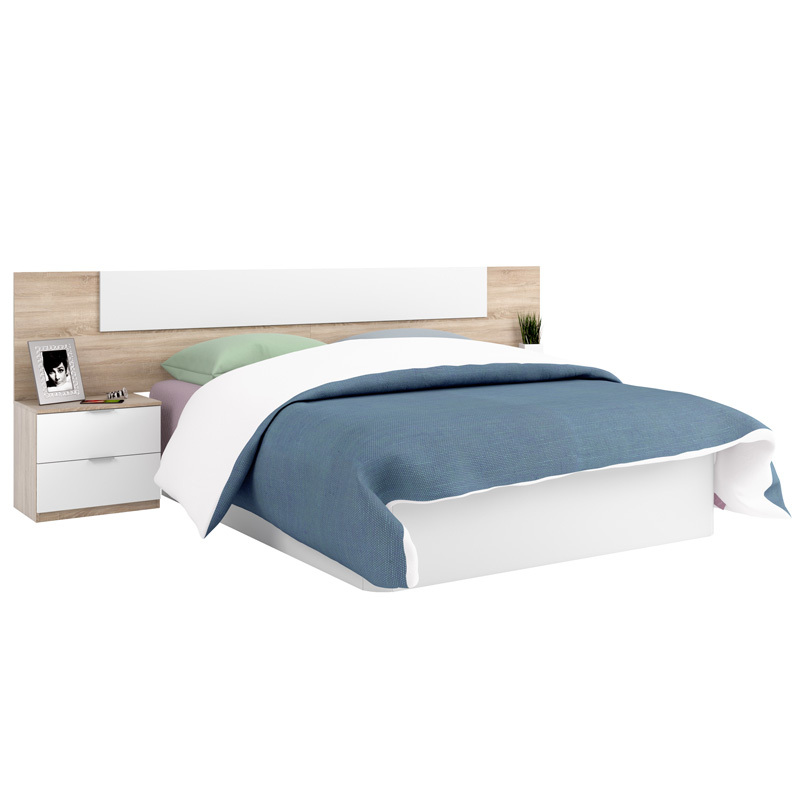 Cabezal Cama Noon Plus con 2 Mesitas 