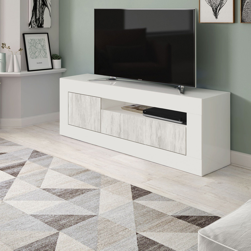 Mueble de Televisión Velho 2 Puertas y 1 Hueco