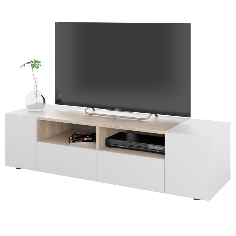 Mueble de Televisión Enzo 4 Puertas y 2 Huecos 