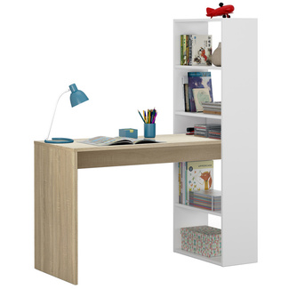 Mesa Escritorio Gio Plus con Estantería 