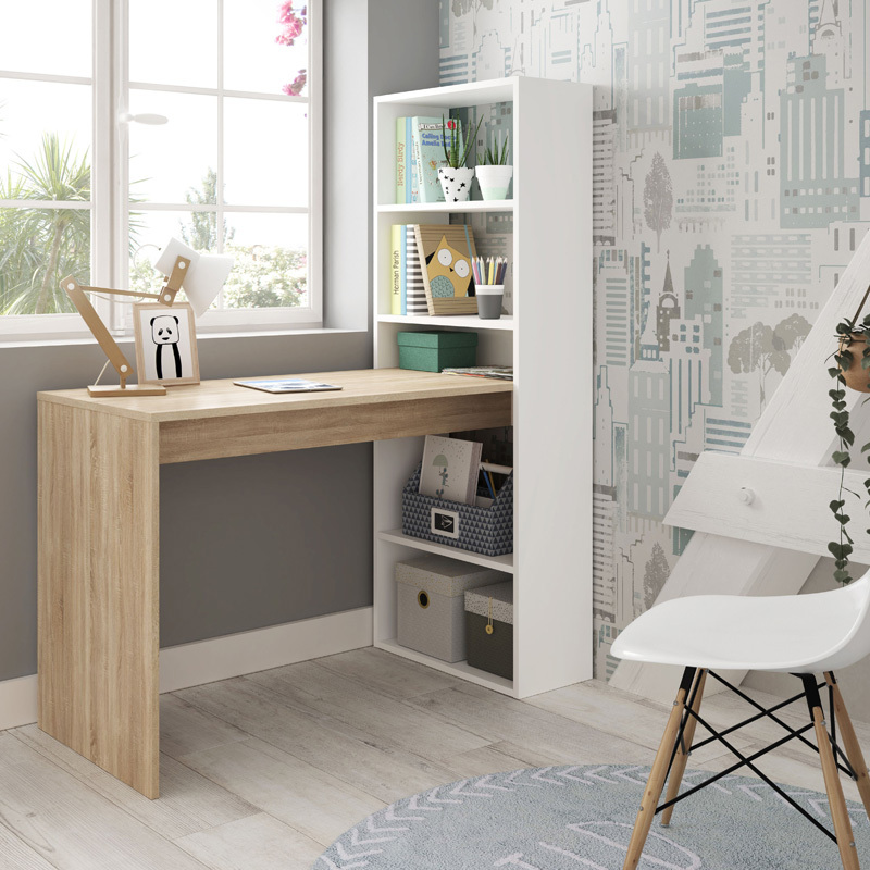 Mesa Escritorio Gio Plus con Estantería 