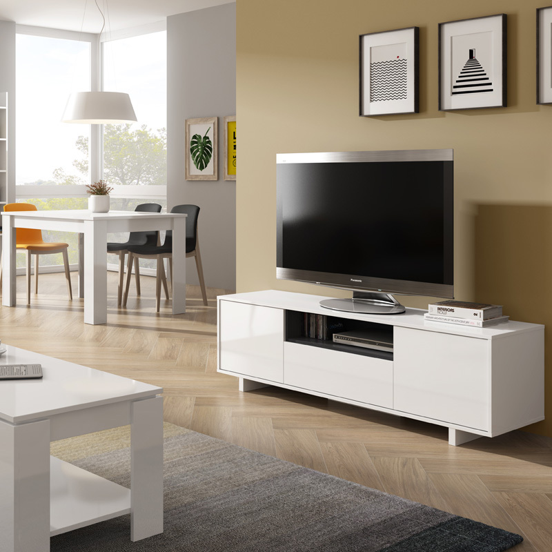 Mueble de Televisión Zaida 3 Puertas y 1 Hueco