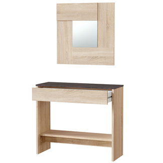 Mueble Recibidor Hi Cajón y Espejo 