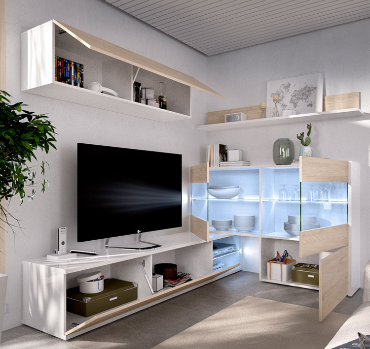 Conjunto Salón Televisión Uma 