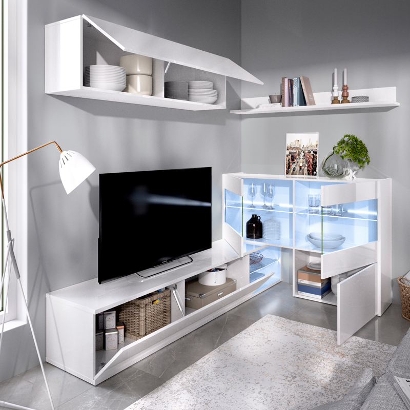 Conjunto Salón Televisión Uma 