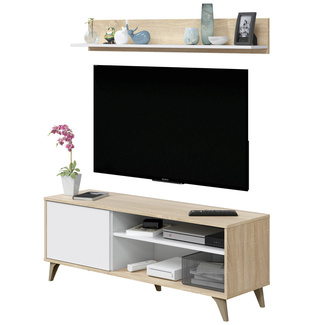Mueble Televisión Relax Plus con Estante de Colgar