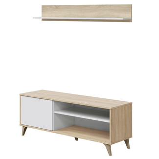 Mueble Televisión Relax Plus con Estante de Colgar