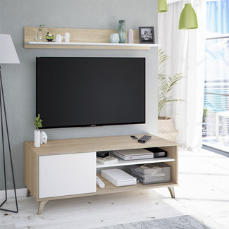 Mueble Televisión Relax Plus con Estante de Colgar