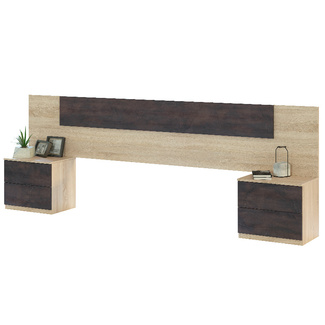 Cabezal Cama Noon Plus con 2 Mesitas 