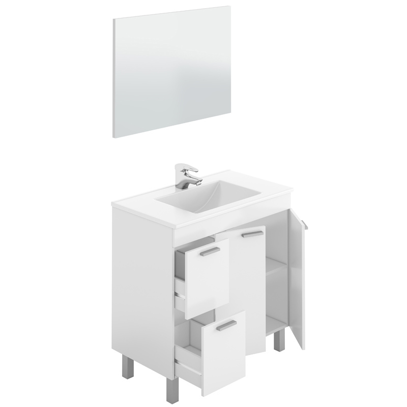 Mueble Baño Aktiva 2 Puertas 