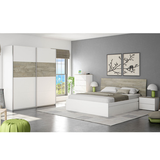 Cabezal Cama Oikos con 2 Mesitas 