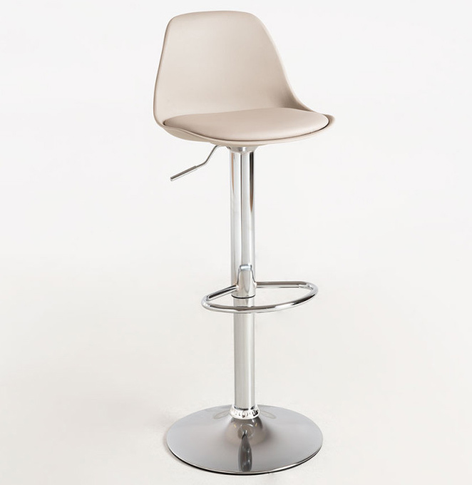 Taburete Tem Asiento de Polipiel 