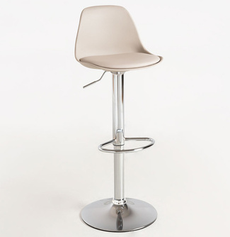 Taburete Tem Asiento de Polipiel 