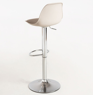 Taburete Tem Asiento de Polipiel 
