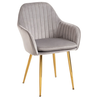 Silla Reby Golden Asiento de Terciopelo 44 x 56 x 87 cm 