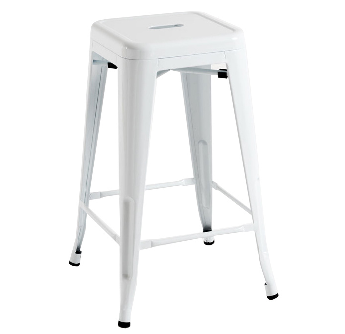 Taburete Industrial Meyer en Acero 40 x 40 x 65 cm