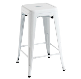 Taburete Industrial Meyer en Acero 40 x 40 x 65 cm