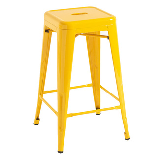 Taburete Industrial Meyer en Acero 40 x 40 x 65 cm
