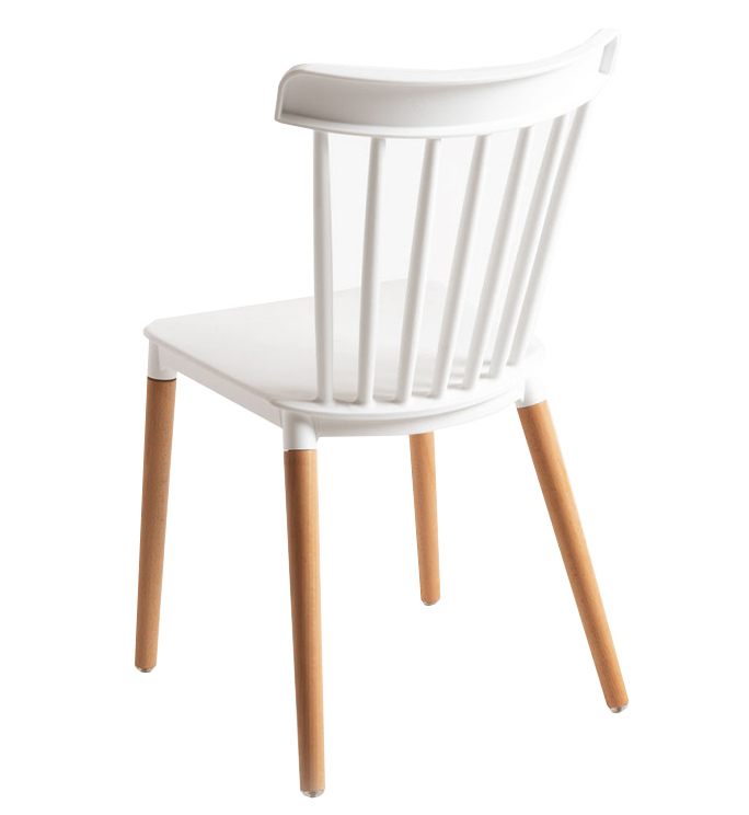 Silla Sansa en Haya y Polipropileno 54 x 44 x 82 cm
