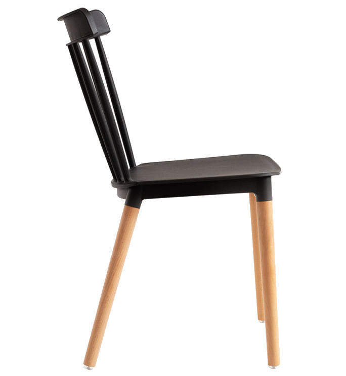 Silla Sansa en Haya y Polipropileno 54 x 44 x 82 cm