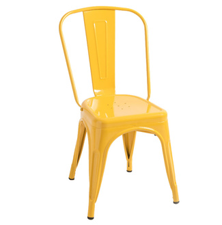 Silla Meyer Réplica en Acero Reforzado Lacado 48 x 45 x 86 cm 