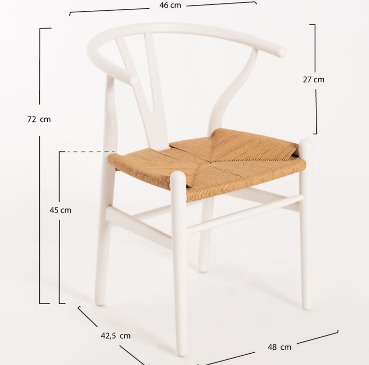 Silla Wisdom de Madera de Abedul 42,5 x 48 x 72 cm