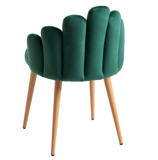 Silla Hanpe Tapizado de Terciopelo 42 x 48 x 77 cm