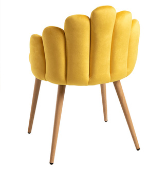 Silla Hanpe Tapizado de Terciopelo 42 x 48 x 77 cm