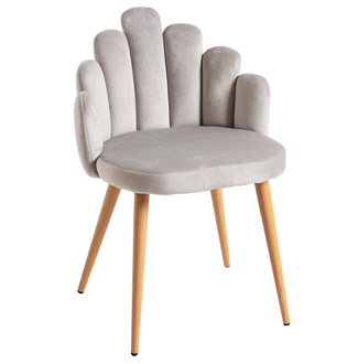 Silla Hanpe Tapizado de Terciopelo 42 x 48 x 77 cm