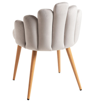 Silla Hanpe Tapizado de Terciopelo 42 x 48 x 77 cm