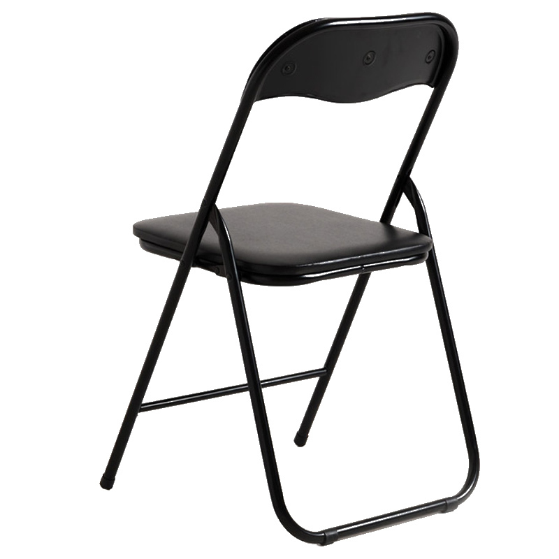 Silla Plegable Lion One de Polipiel Blanco 47 x 44 x 79 cm