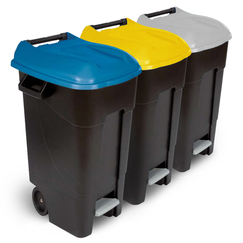 Contenedor de Basura con Pedal 120 Litros Teix 