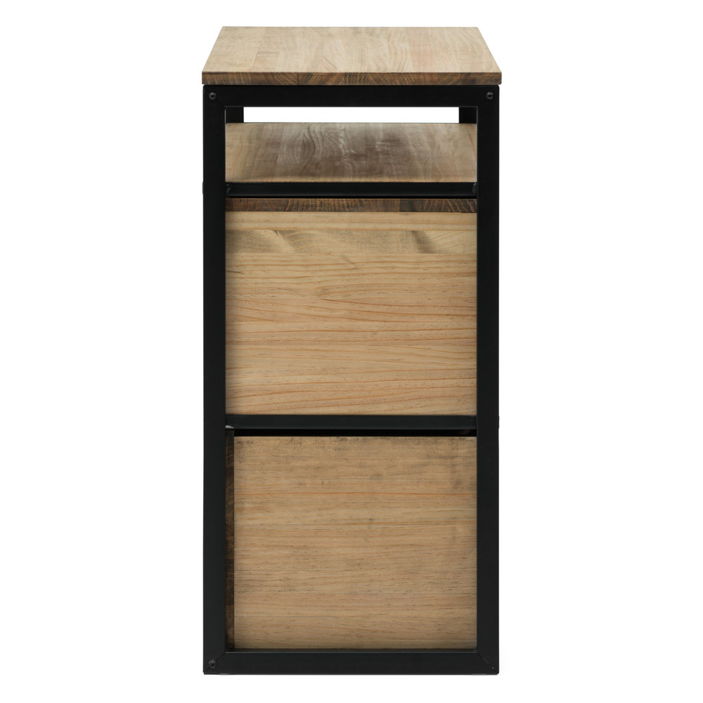 Mueble Multiusos ECO Industrial Estante Cajón Medio y Cajón Inferior