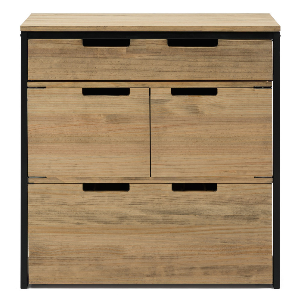 Mueble Multiusos ECO Industrial Cajón Superior y Cajón con Puertas
