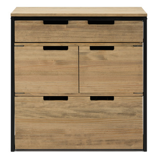 Mueble Multiusos ECO Industrial Cajón Superior y Cajón con Puertas