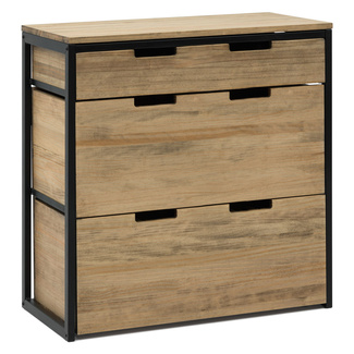 Mueble Multiusos ECO Industrial Cajón Superior Cajón Medio y Cajón Inferior 