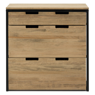 Mueble Multiusos ECO Industrial Cajón Superior Cajón Medio y Cajón Inferior 