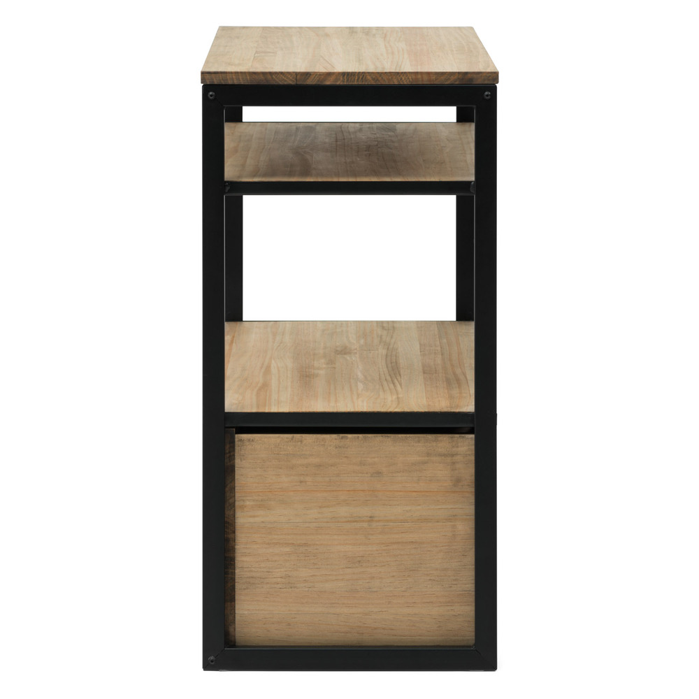 Mueble Multiusos ECO Industrial Estantes y Cajón Inferior 