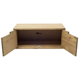 Mueble Multiusos ECO Estante Superior Cajón con Puertas y Cajón Inferior 