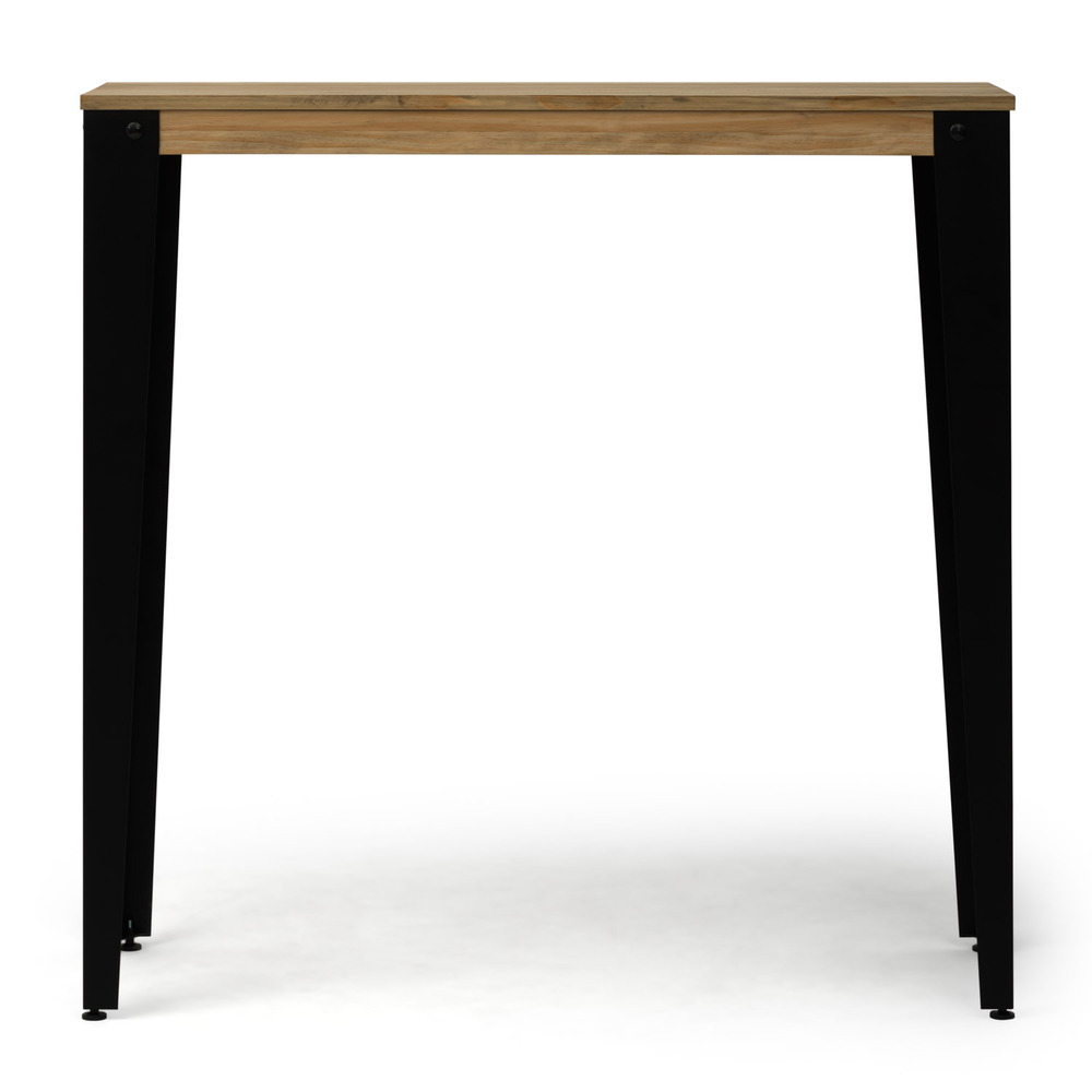 Mesa Alta Industrial Lunds ECO Fumé en Madera de Pino Efecto Vintage Box Furniture  