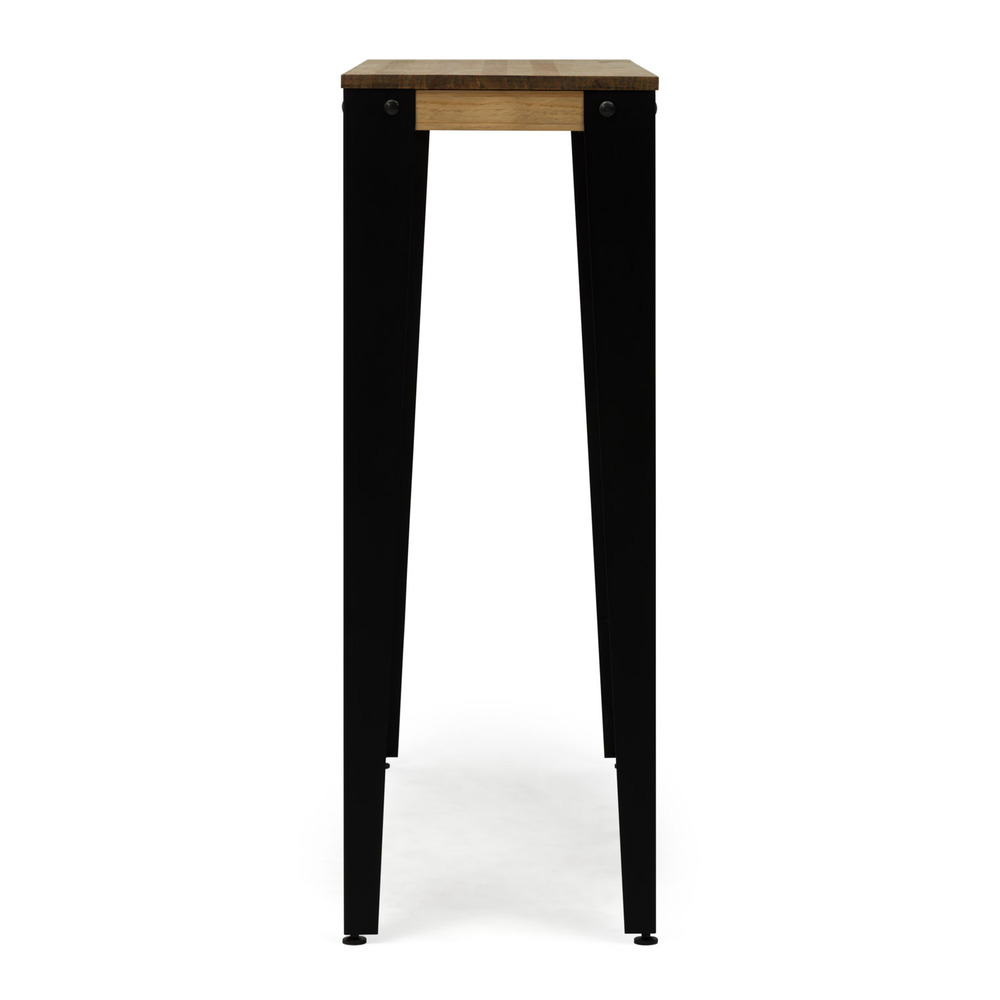 Mesa Alta Industrial Lunds ECO Fumé en Madera de Pino Efecto Vintage Box Furniture  
